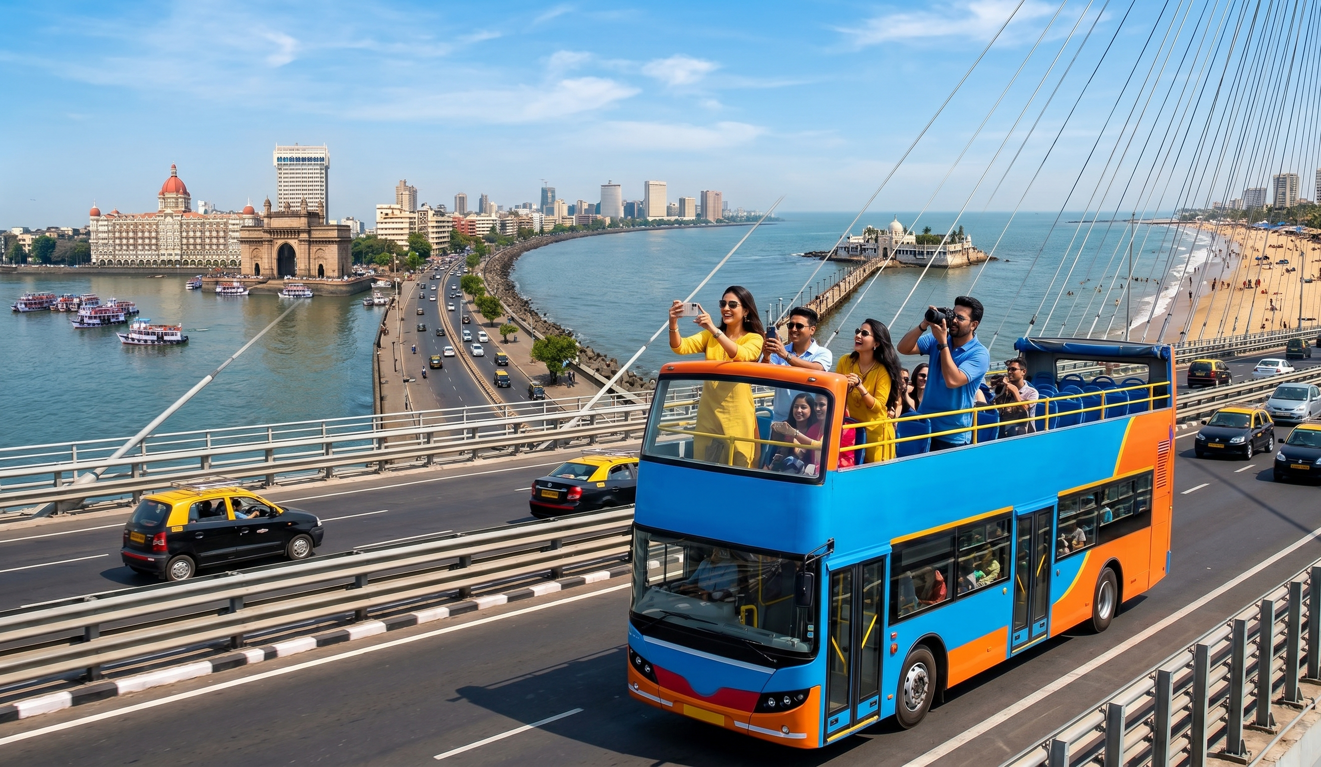 Discover the City of Dreams: Best Mumbai Darshan Tour from Navi Mumbai with MUMBAI DARSHAN BUS TOUR
